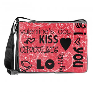 Valentines Love Quotes Laptop Bags
