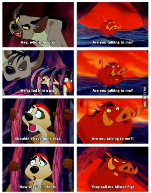 they call me Mr. Pig