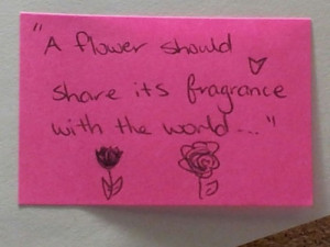 ... tags for this image include: flower, inspiration, pink and quote