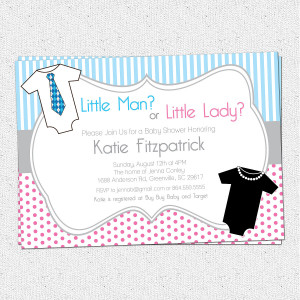 gender neutral baby clothesline invitation printable invitation baby ...