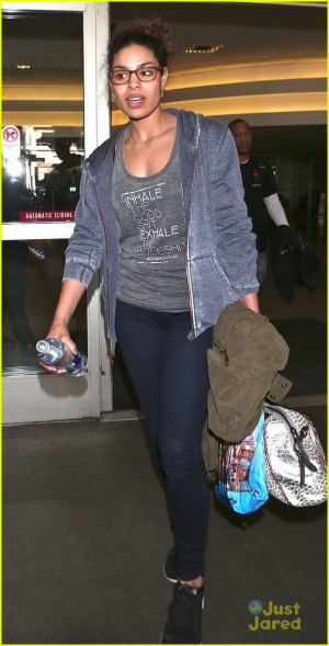 About This Photo Set: Jordin Sparks makes a low key arrival at LAX ...