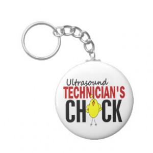 Ultrasound Technician's Chick Keychains