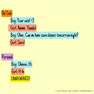 Tagged with: awkward cue boy girl text personal