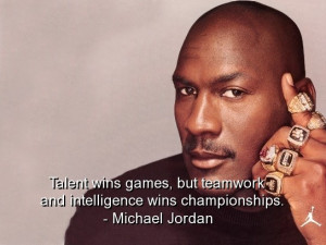 Michael jordan, best, quotes, sayings, teamwork, talent, motivational