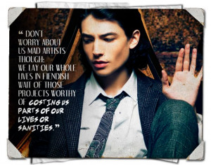 ... of sanity for oh and ezra miller is one eloquent and intellectual mofo