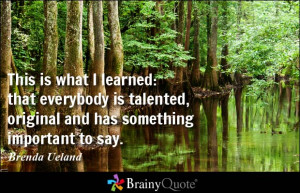 Brenda Ueland Quotes