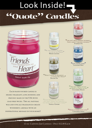 quotes on our premium 12oz canning jar candles eight candles ...