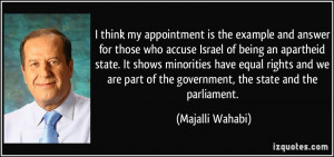 think my appointment is the example and answer for those who accuse ...