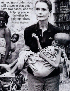 Audrey Hepburn, give more