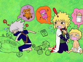 Naruto Minato Kushina Kakashi Photos