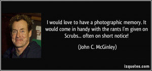 More John C. McGinley Quotes