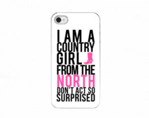 ... Samsung Galaxy S3 Accessory - Northern Country Girl - Quote, Country