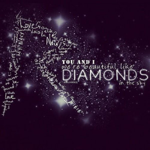 Rihanna Diamonds The Sky Quotes Pic #19