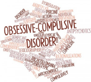Obsessive-compulsive disorder word cloud