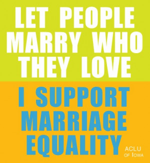 SUPPORT MARRIAGE EQUALITY