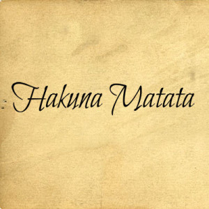 Hakuna Matata II Wall Decals