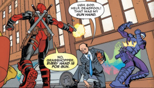 You gotta love Deadpool with his insane comedy. I can relate.