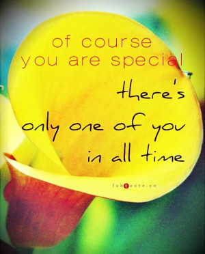 You are special quote