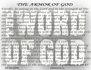 Quotes About Gods Love And Forgiveness: The Armor Of God Quote With ...