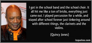 It all hit me like a ton of bricks, everything just came out. I played ...