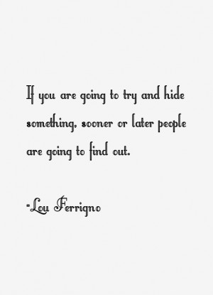 Lou Ferrigno Quotes amp Sayings