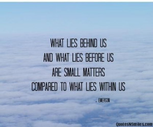 What lies within us bravery picture quote