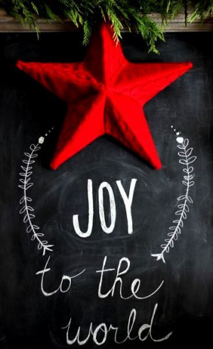 Christmas #Chalkboard art #quote ToniK ⊱CհαƖҜ ℒЇℕ℮⊰ Joy ...