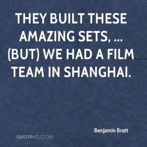 More Benjamin Bratt Quotes