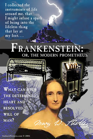 mary shelley frankenstein poster 20 x30 10 x15 frankenstein posters