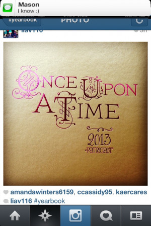 Once Upon a Time...fairy tale yearbook