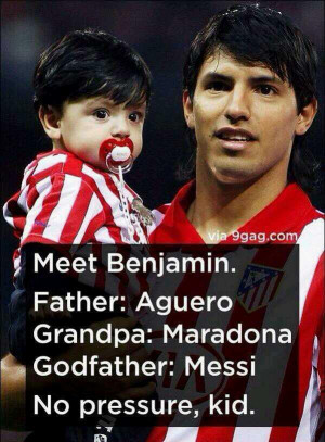 Benjamin Aguero:Father: Sergio AgueroGrandfather: Diego ...