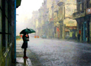 romantic rainy weather quotes