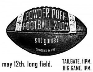 Powder Puff Football 2007: May 12, 2007