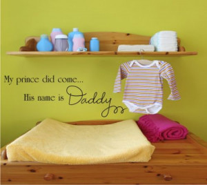 Do you have a Daddy's Girl? This adorable wall quote says it all in ...