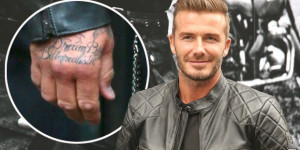 David Beckham Zeigt Jay Z Tattoo picture