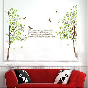 DIY-Large-Tree-Bird-Leaves-Quote-Wall-Sticker-Vinyl-Art-Decal-room ...