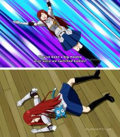 Fairy Tail Erza and Happy