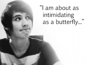 as intimidating as a butterfly - Dan Howell by AGuyNamedLewis