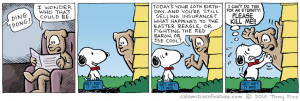 Happy 60th Birthday Snoopy! Will it ever mercifully end?