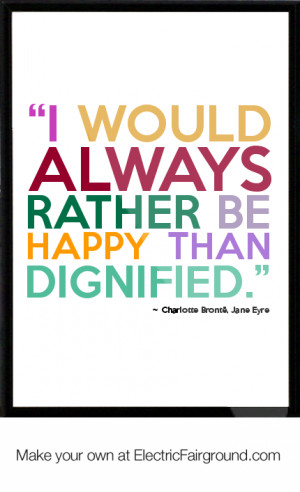 Charlotte Brontë, Jane Eyre Framed Quote