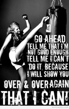 Kickboxing Workout Quote