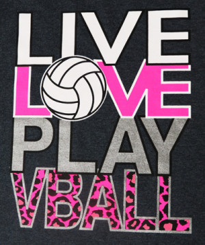 Live Love Play (Hthr) - Volleyball T-shirt by VictorySportsGraphics