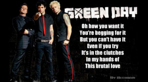 Green Day-Brutal Love [Lyrics]