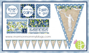 Free LDS Conference Printables