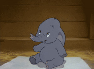 GIF: Dumbo sneezing