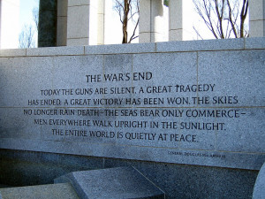 world war ii memorial quote general macarthur the war s end