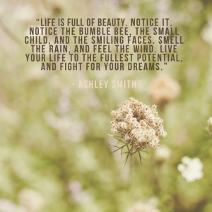 Peoria IL lifestyle photographer | A happy quote