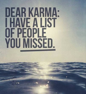 Dear karma
