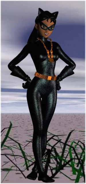 Catwoman Eartha Kitt by Gustvoc