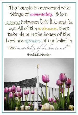 Quotes On LDS Temples